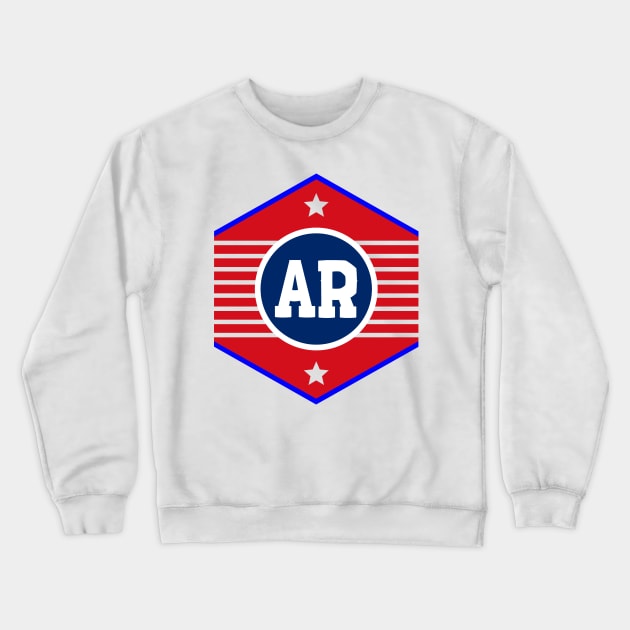 Arkansas Crewneck Sweatshirt by colorsplash